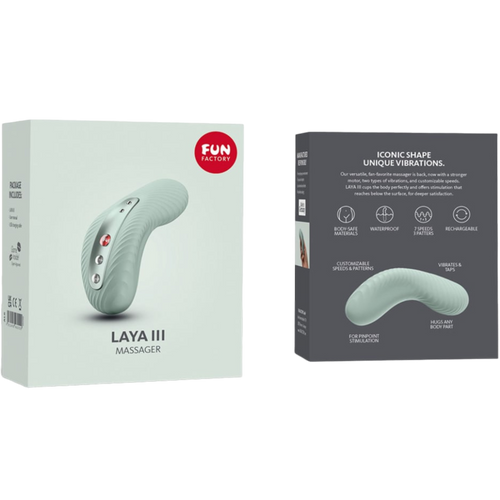 FUN FACTORY - VIBRADOR LAY-ON RECARREGVEL LAYA III VERDE SBIO