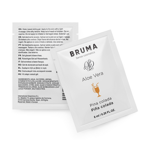 BRUMA - GEL DESLIZANTE DE ALOE VERA SABOR PINA COLADA 6 ML