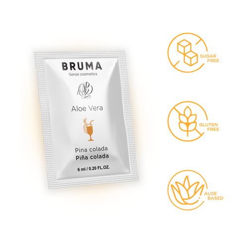 BRUMA - GEL DESLIZANTE DE ALOE VERA SABOR PINA COLADA 6 ML