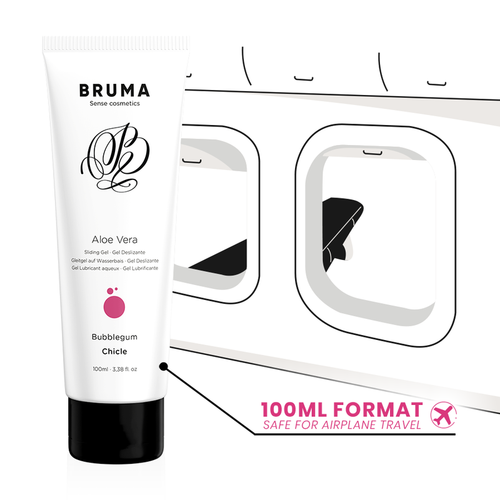 BRUMA - GEL DESLIZANTE DE ALOE VERA SABOR BUBBLEGUM 100 ML