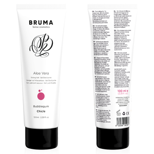 BRUMA - GEL DESLIZANTE DE ALOE VERA SABOR BUBBLEGUM 100 ML