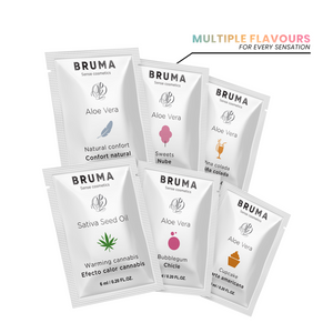 BRUMA - GEL DESLIZANTE DE ALOE VERA SABOR BUBBLEGUM 6 ML