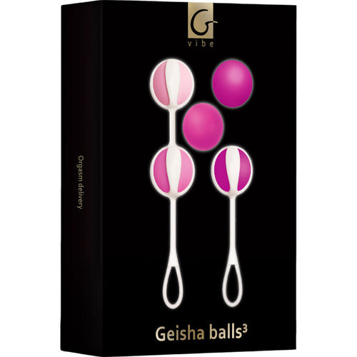 G-VIBE - CONJUNTO 5 BOLAS DE GEIXA3 ROSA