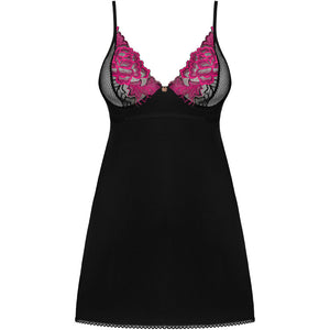 OBSESSIVE - ROSENTY CHEMISE & TANGA XS/S