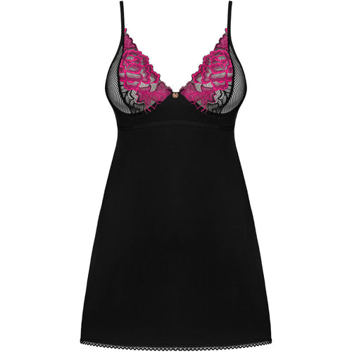 OBSESSIVE - ROSENTY CHEMISE & TANGA XS/S