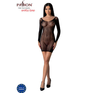 PASSION - BS101 BODYSTOCKING PRETO TAMANHO ÚNICO