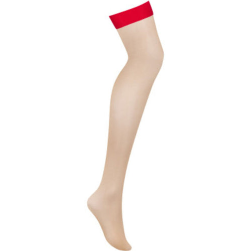 OBSESSIVE - CALZE S814 ROSSE S/M