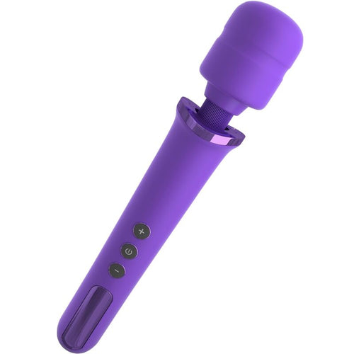 FANTASY FOR HER - MASSAGADOR DE VARINHA RECARREGÁVEL PARA ELA E VIBRADOR 50 NÍVEIS VIOLETA