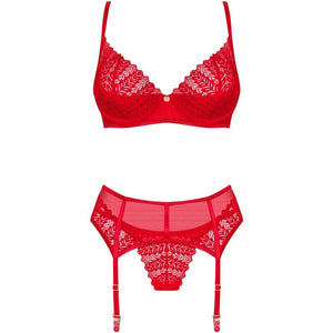 OBSESSIVE - CONJUNTO INGRIDIA TRÊS PEAS VERMELHO XS/S