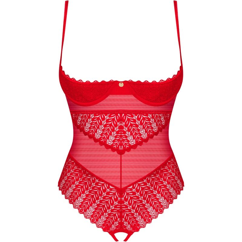 OBSESSIVE - INGRIDIA CROTCHLESS VERMELHO XS/S