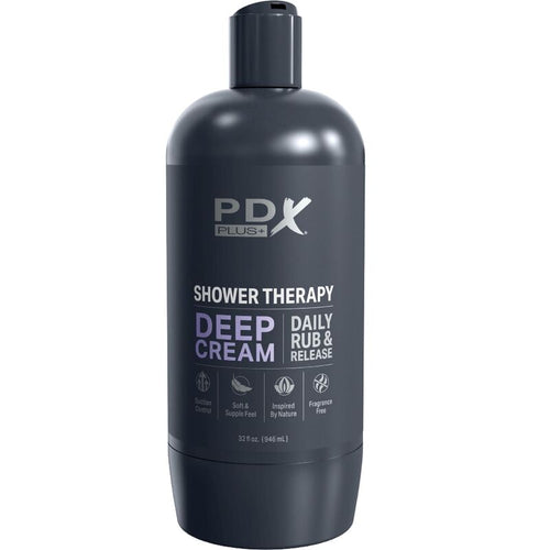 PDX PLUS - STROKER MASTURBATOR DISCREET DEEP CREAM SHAMPOO DESIGN DE GARRAFA