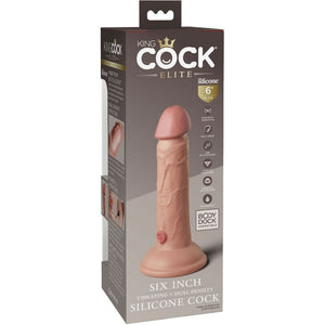 KING COCK - ELITE VIBRADOR REALÍSTICO E SILICONE 15.2 CM