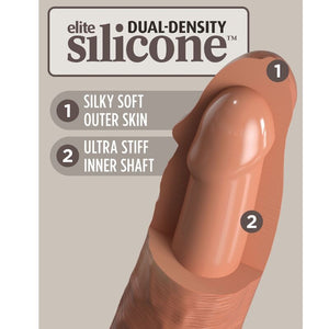 KING COCK - ELITE ARNÊS AJUSTVEL CONFORTVEL COM DILDO 17.8 CM