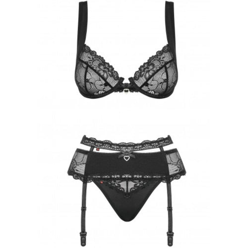 OBSESSIVE - CONJUNTO HEARTINE TRÊS PEÇAS S/M