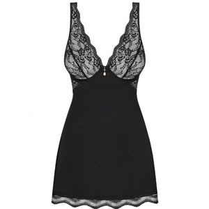 OBSESSIVE - BABYDOLL E LUVAE TANGA PRETO XS/S