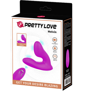 PRETTY LOVE - MASSAGER MELVIN CLITORIS COM CONTROLE REMOTO