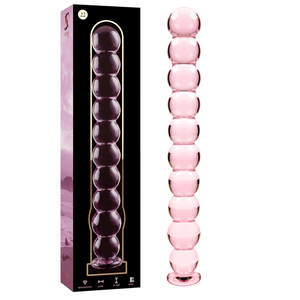 NEBULA SERIES BY IBIZA - MODELO 22 DILDO VIDRO BOROSILICADO TRANSPARENTE 21.5 CM -O- 2.5 CM