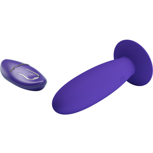 PRETTY LOVE - JUVENTUDE PLUG VIBRADOR ANAL CONTROLE REMOTO VIOLETA