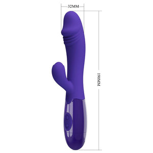 PRETTY LOVE - VIBRADOR SNAPPY YOUTH E ESTIMULADOR DE PONTO G VIOLETA