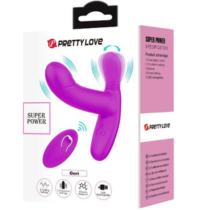 PRETTY LOVE - GERI CLITORIS MASSAGER ROSA CONTROLE REMOTO