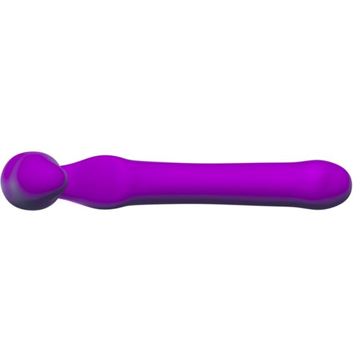 ADRIEN LASTIC - QUEENS STRAP-ON FLEXÍVEL VIOLETA TAMANHO M