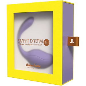 ADRIEN LASTIC - ESTIMULADOR DE CLITÓRIS SMART DREAM 3.0 E CONTROLE REMOTO G-SPOT VIOLETA - APLICATIVO GRATUITO