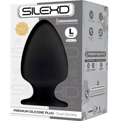 SILEXD - MODELO 1 PLUG ANAL PREMIUM SILEXPAN SILICONE PREMIUM TERMOREATIVO TAMANHO L