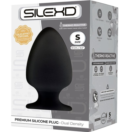 SILEXD - MODELO 1 PLUG ANAL PREMIUM SILEXPAN SILICONE PREMIUM TERMOREATIVO TAMANHO S