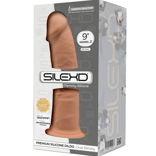 SILEXD - MODELO 2 PÊNIS REALÍSTICO PREMIUM SILEXPAN SILICONE CARAMELO 23 CM