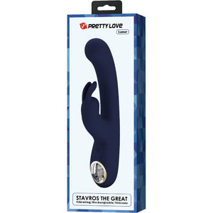 PRETTY LOVE - VIBRADOR DE COELHO LAMAR E PONTO G AZUL