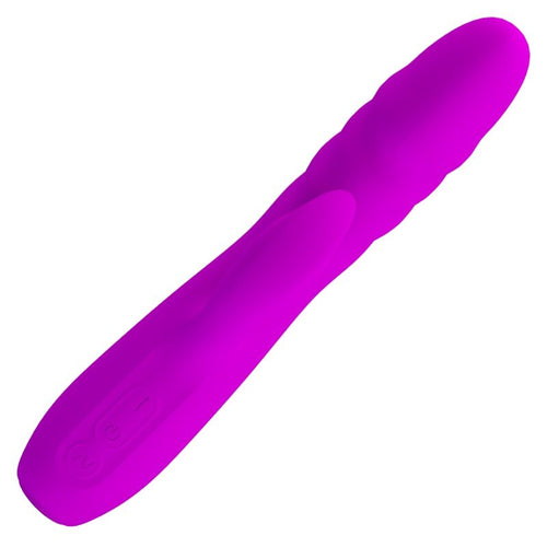 PRETTY LOVE - VIBRADOR DE COELHO RECARREGVEL MELANIE ROXO