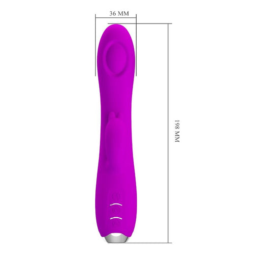 PRETTY LOVE - VIBRADOR SUCKER RECARREGVEL REGINA ROXO