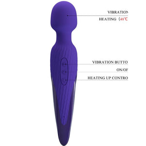 PRETTY LOVE - ANTONY YOUTH WAND VIBRADOR VIOLETA EFEITO DE CALOR