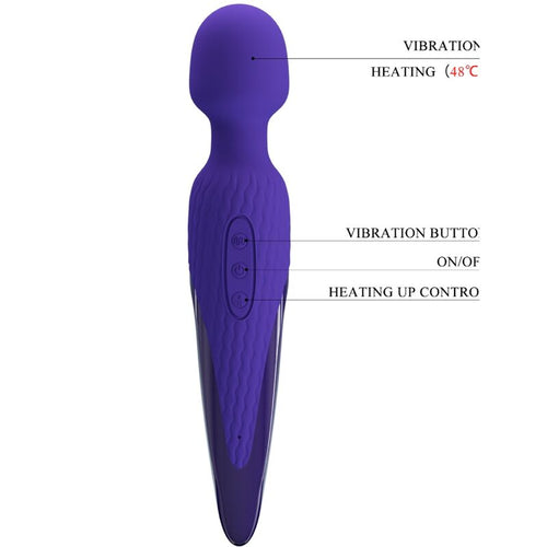 PRETTY LOVE - ANTONY YOUTH WAND VIBRADOR VIOLETA EFEITO DE CALOR