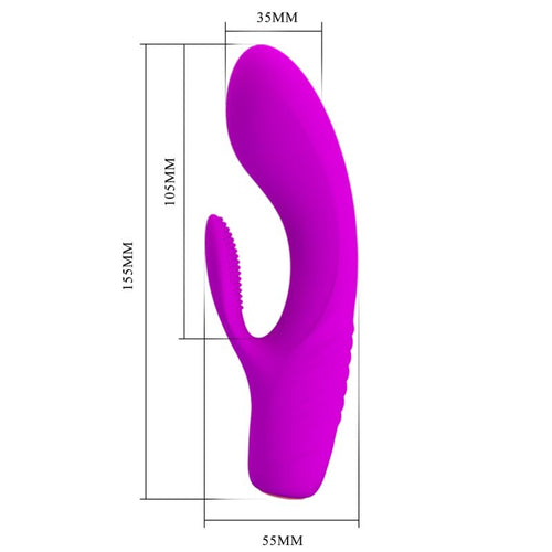 PRETTY LOVE - VIBRADOR RECARREGVEL TIM ROXO