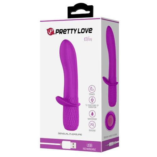 PRETTY LOVE - VIBRADOR RECARREGVEL TROY ROXO