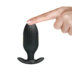 PRETTY LOVE - VIBRADOR RECARREGVEL ANAL KELLY PLUG PRETO