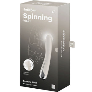 SATISFYER - VIBRADOR ROTATOR G-SPOT VIBE 1 G-SPOT VERMELHO