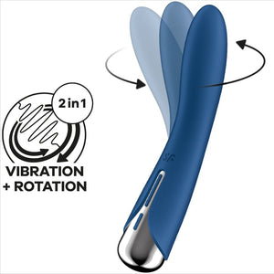 SATISFYER - VIBRADOR ROTATOR G-SPOT VIBE 1 G-SPOT VERMELHO