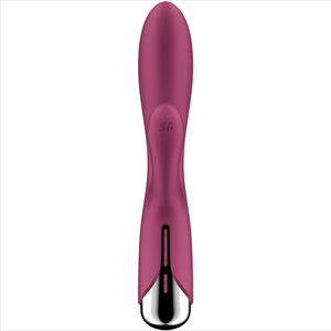 SATISFYER - COELHO GIRATÓRIO 1 CLITÓRIS E ESTIMULAO DE PONTO G VERMELHO