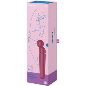 SATISFYER - PLANETA WAND-ER VIBRADOR MASSAGER BERRY