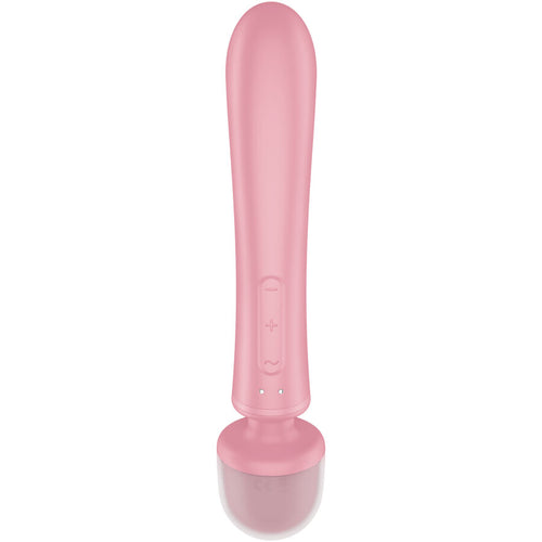 SATISFYER - TRIPLE LOVER RABBIT VIBRADOR MASSAGER ROSA