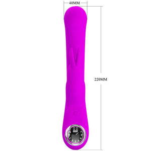 PRETTY LOVE - VIBRADOR DE COELHO LAMAR E PONTO G VIOLETA