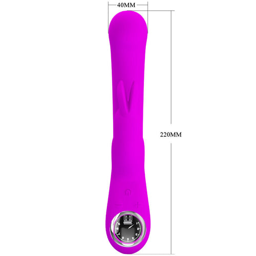 PRETTY LOVE - VIBRADOR DE COELHO LAMAR E PONTO G VIOLETA