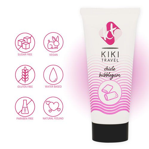 KIKÍ TRAVEL - GOMA DE MORANGO LUBRIFICANTE 50 ML