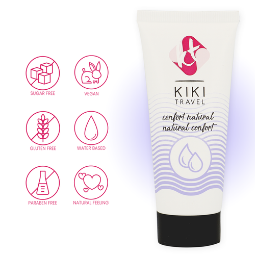 KIKÍ TRAVEL - CONFORT LUBRIFICANTE NATURAL 50 ML