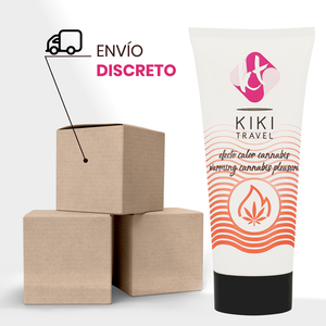 KIKÍ TRAVEL - CANNABIS LUBRIFICANTE DE EFEITO QUENTE 50 ML