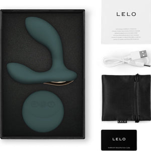 LELO - HUGO 2 VERDE MASSAGEADOR DE PRÓSTATA COM CONTROLE REMOTO