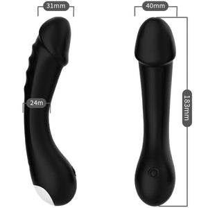 ARMONY - DILDO VIBRADOR G-SPOT SILICONE PRETO