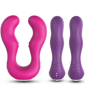 ARMONY - VIBRADOR SERAPH DUPLO CONTROLE REMOTO FÚCSIA